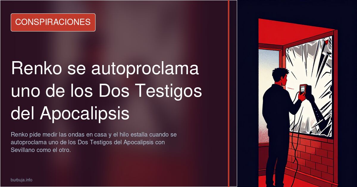 Renko se autoproclama uno de los Dos Testigos del Apocalipsis