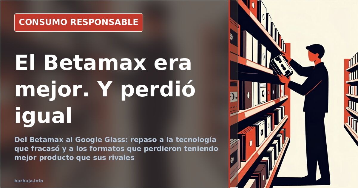 Tecnología que fracasó: del Betamax al Google Glass