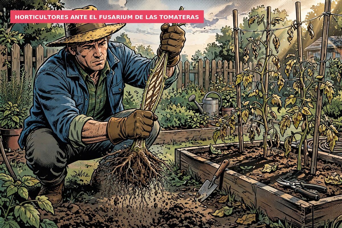 Horticultores ante el fusarium de las tomateras