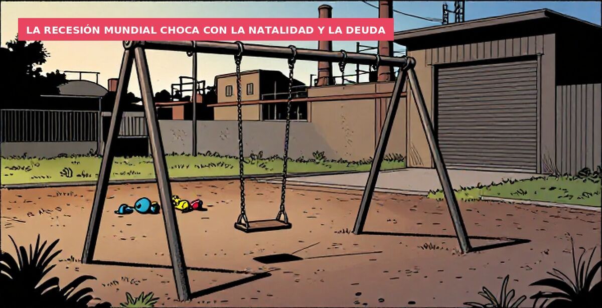 La recesión mundial choca con la natalidad y la deuda
