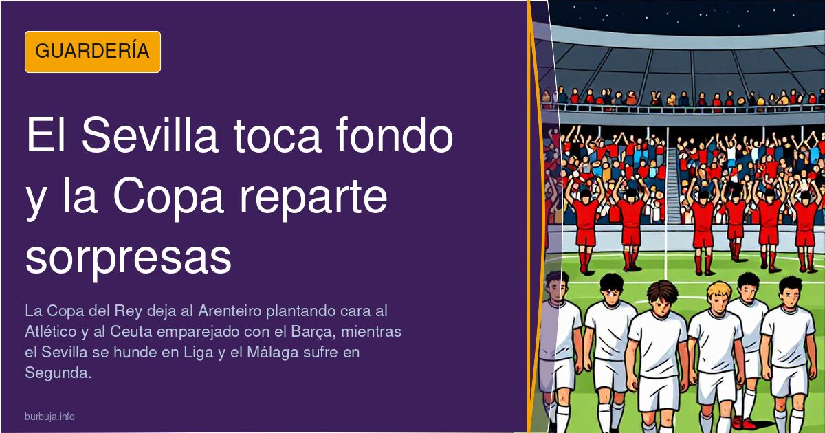 El Sevilla toca fondo y la Copa reparte sorpresas