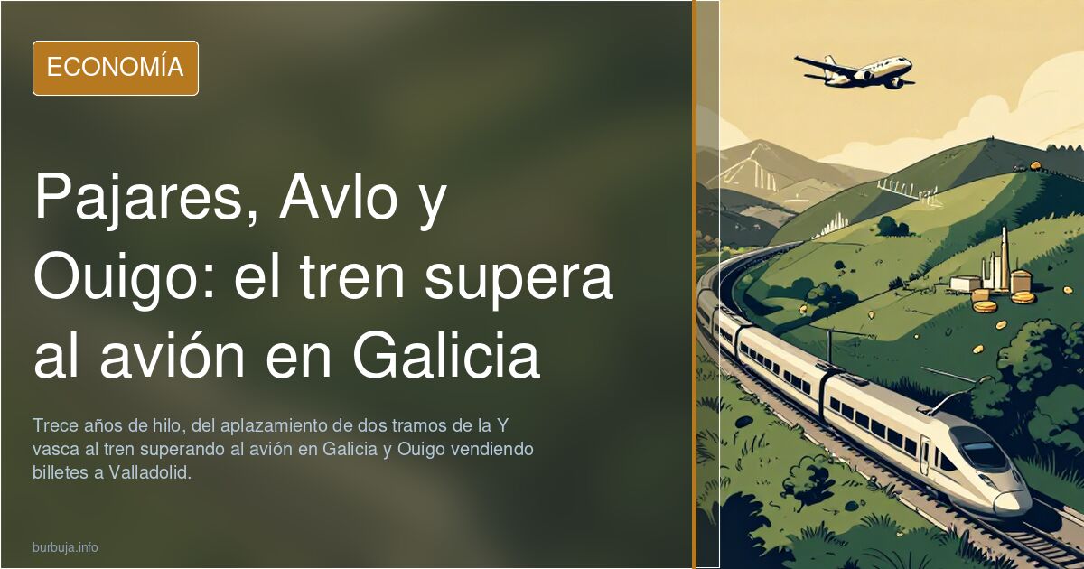Pajares, Avlo y Ouigo: el tren supera al avión en Galicia