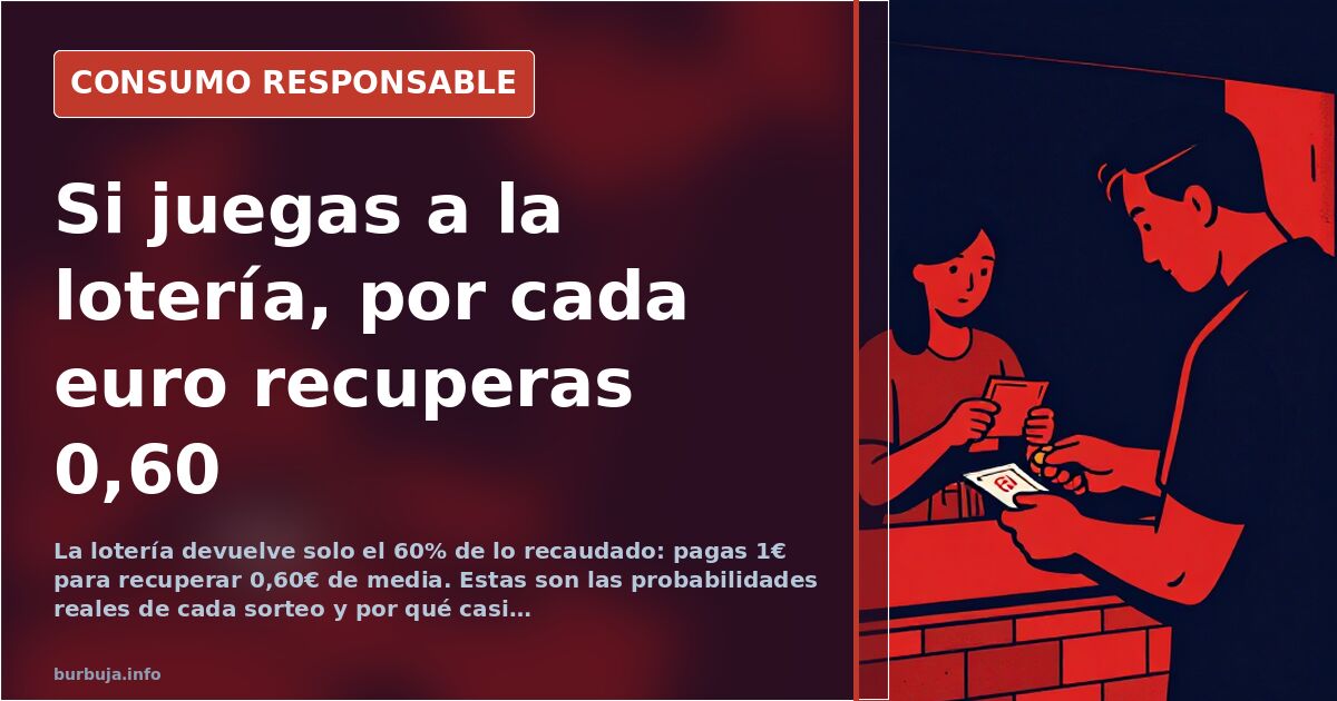 Bolas numeradas girando en el bombo de un sorteo de lotería, imagen sobre la probabilidad real de ganar el premio