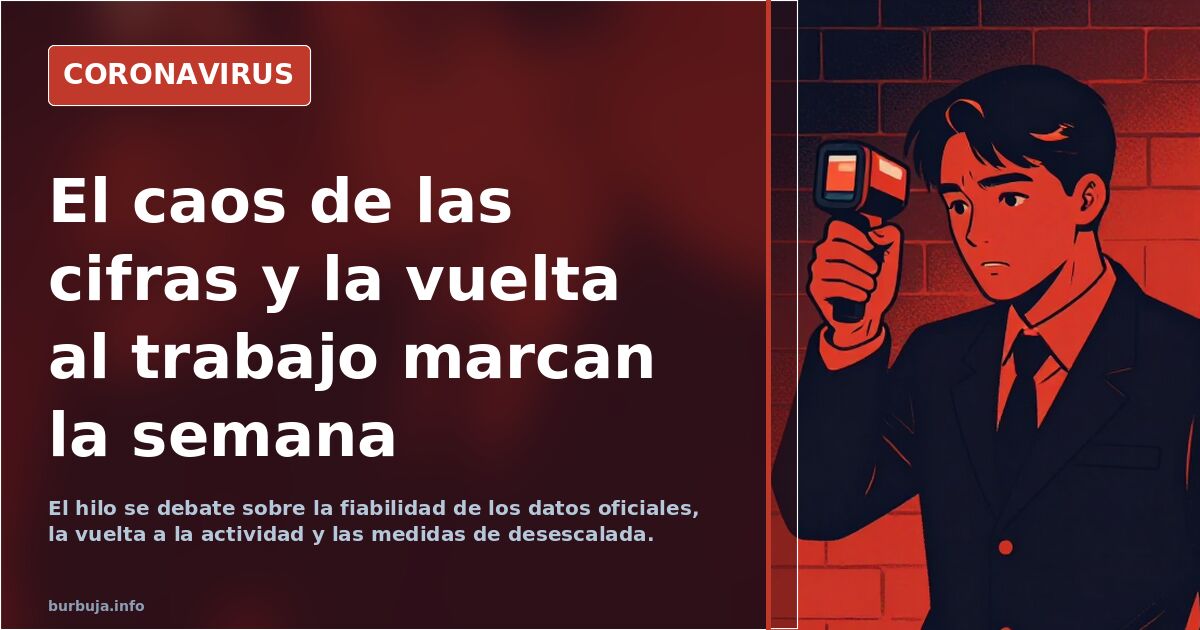 El caos de las cifras y la vuelta al trabajo marcan la semana