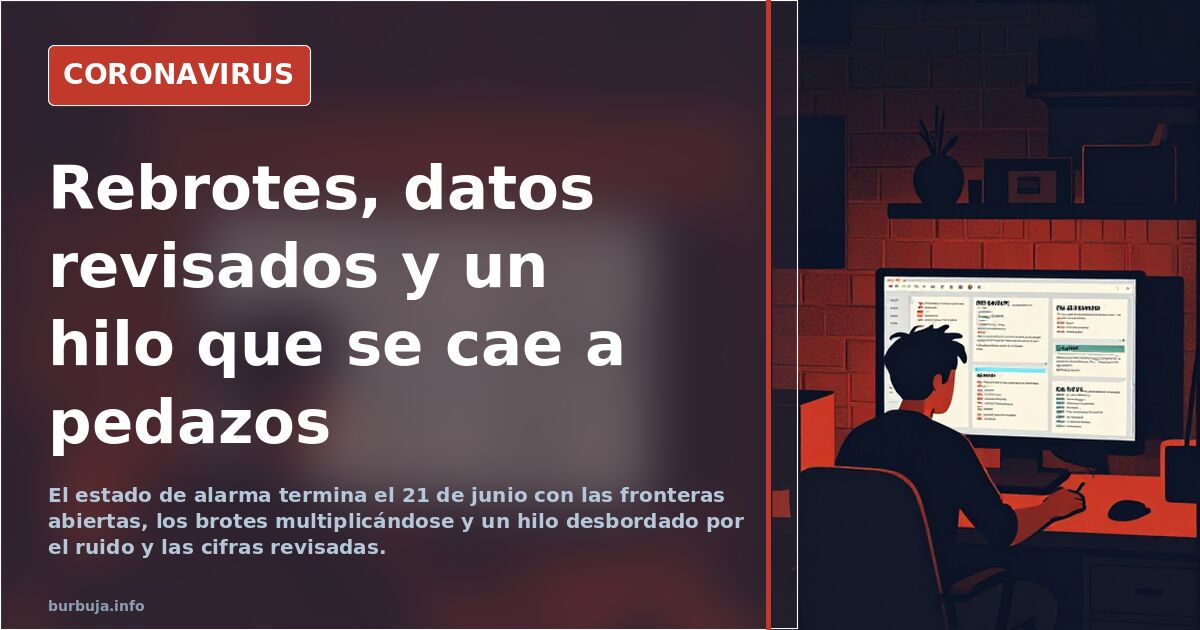 Rebrotes, datos revisados y un hilo que se cae a pedazos