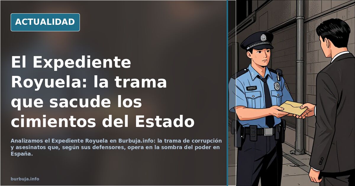 Analizamos el Expediente Royuela en Burbuja.info: la trama de corrupción y asesinatos que, según sus defensores, opera en la 