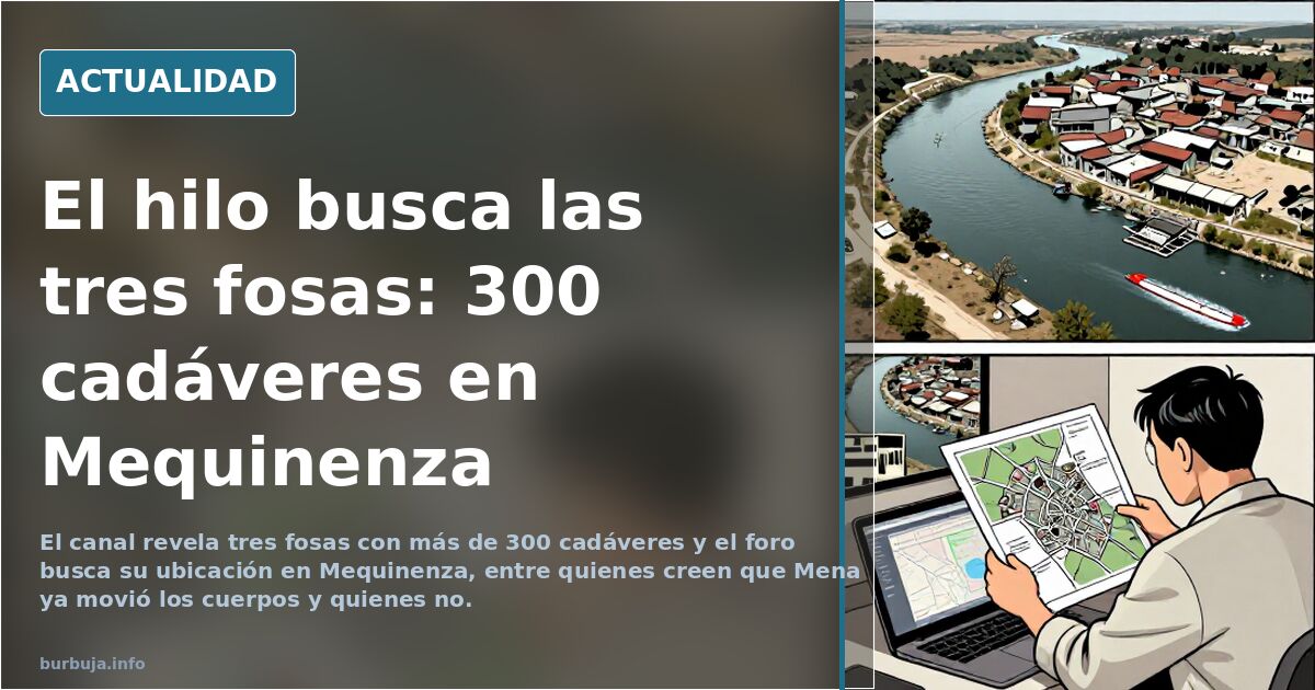 El hilo busca las tres fosas: 300 cadáveres en Mequinenza