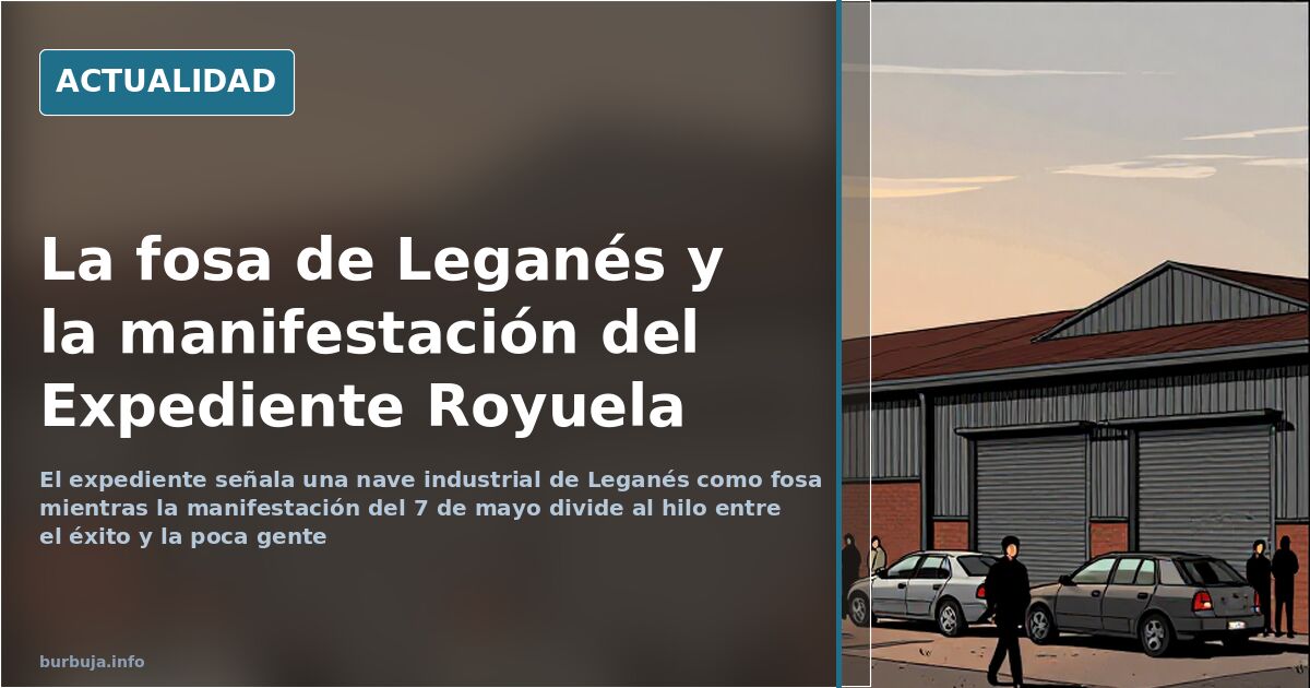 La fosa de Leganés y la manifestación del Expediente Royuela