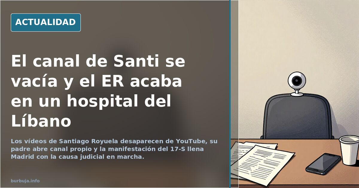 El canal de Santi se vacía y el ER acaba en un hospital del Líbano