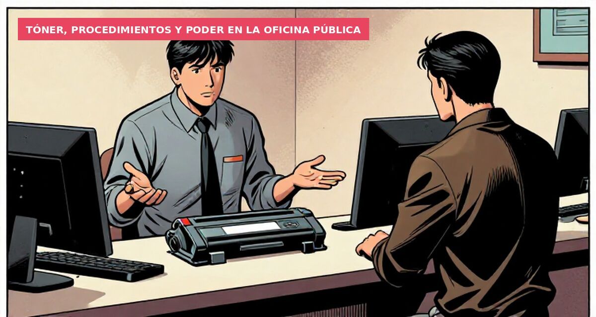 Tóner, procedimientos y poder en la oficina pública