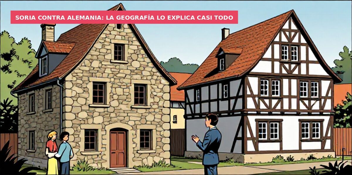 Soria contra Alemania: la geografía lo explica casi todo