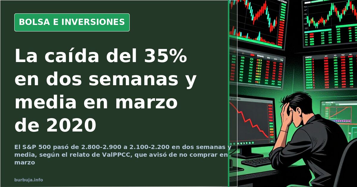 ValPPCC Warned Against Entering the Stock Market on March 9