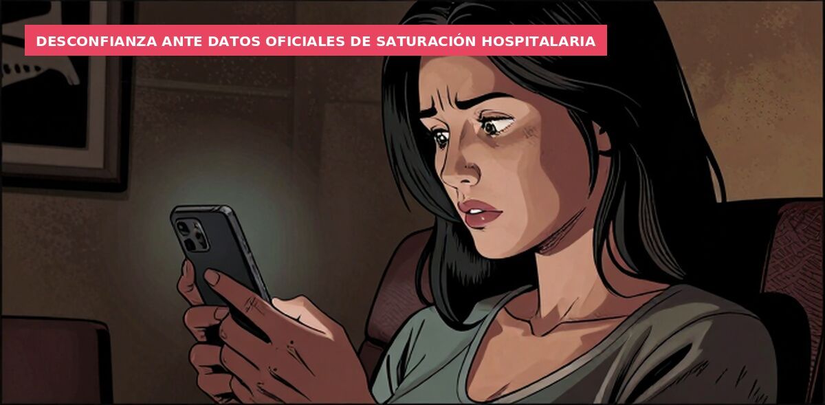 Desconfianza ante datos oficiales de saturación hospitalaria