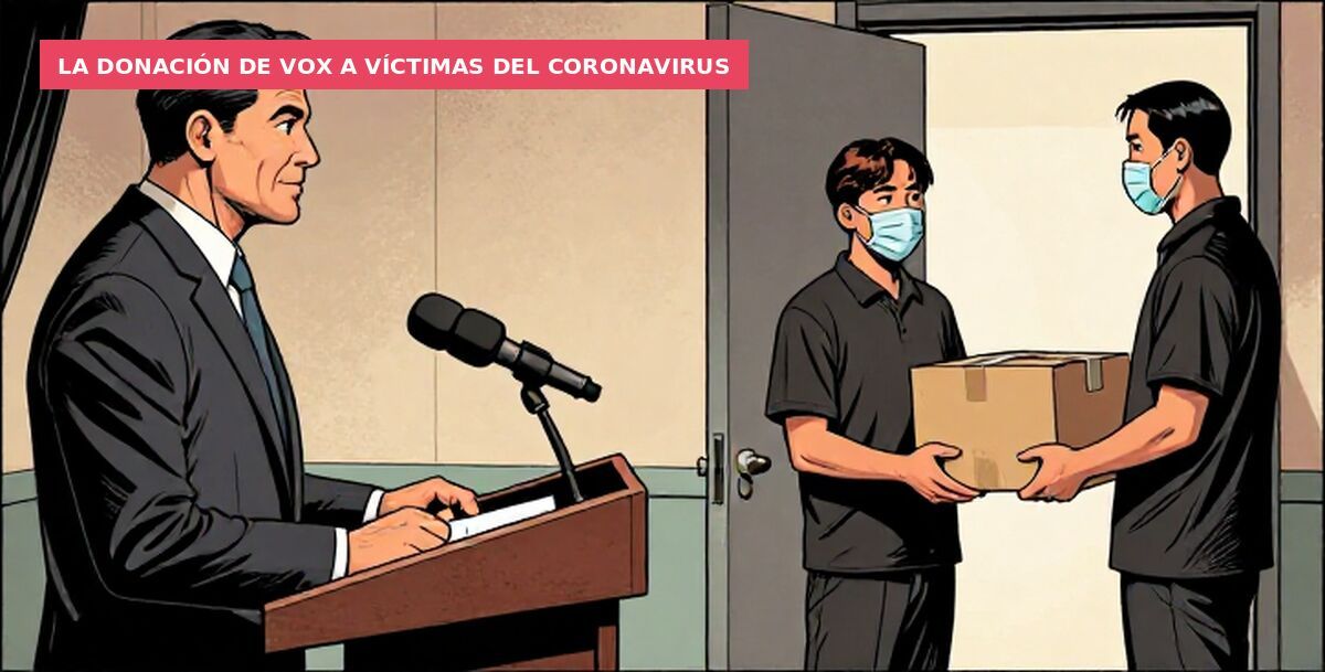 La donación de Vox a víctimas del coronavirus