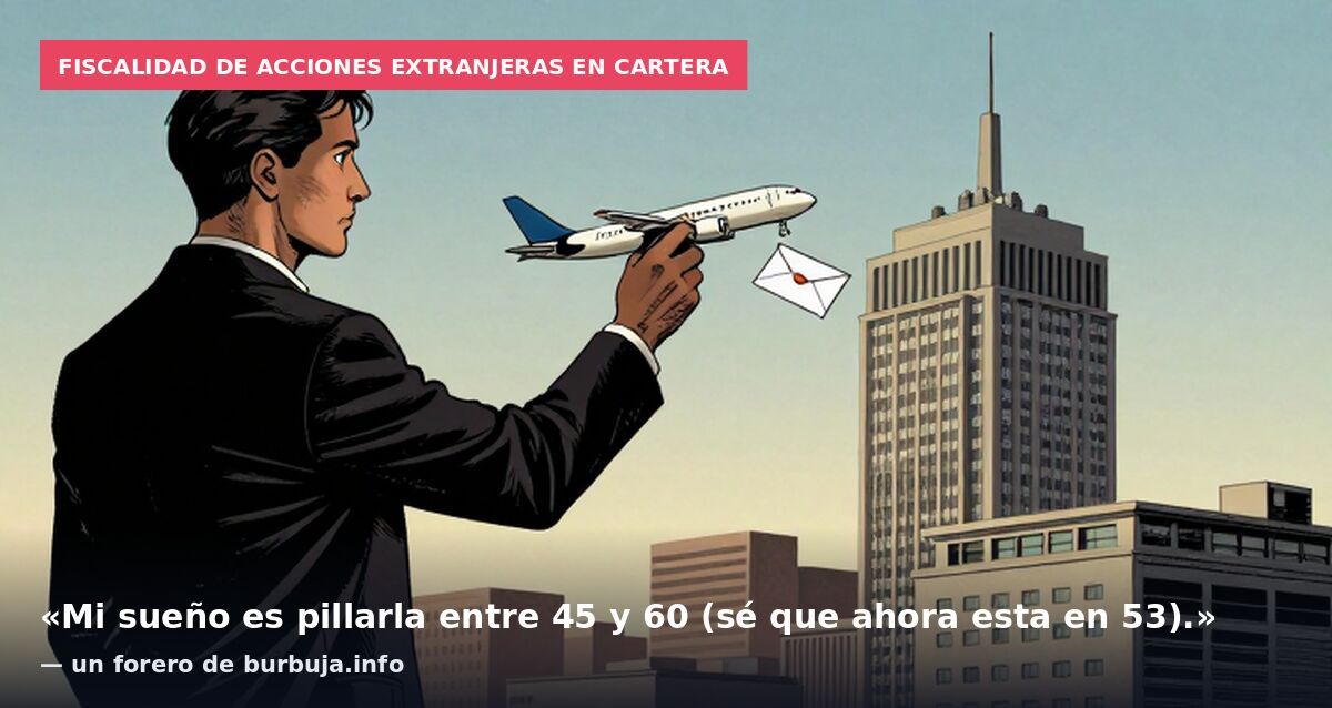 Fiscalidad de acciones extranjeras en cartera: «Mi sueño es pillarla entre 45 y 60 (sé que ahora esta en 53).» — un forero de burbuja.info