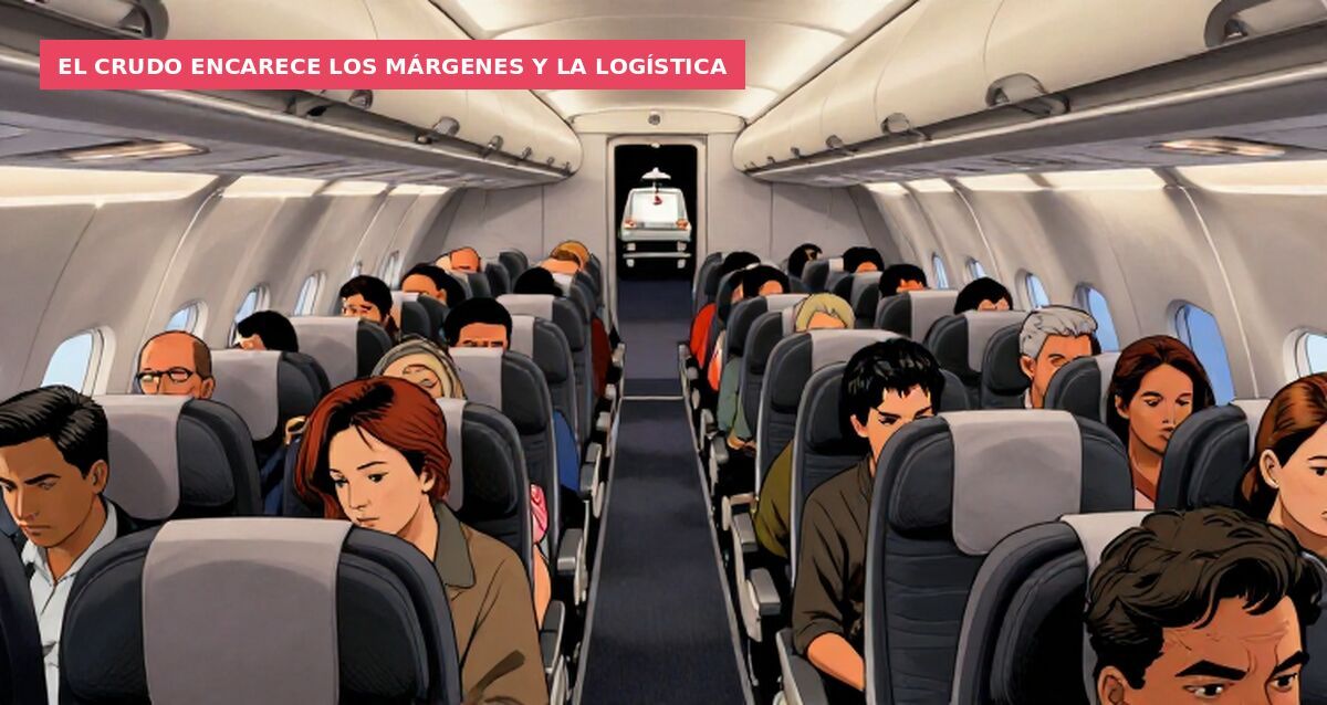 El crudo encarece los márgenes y la logística