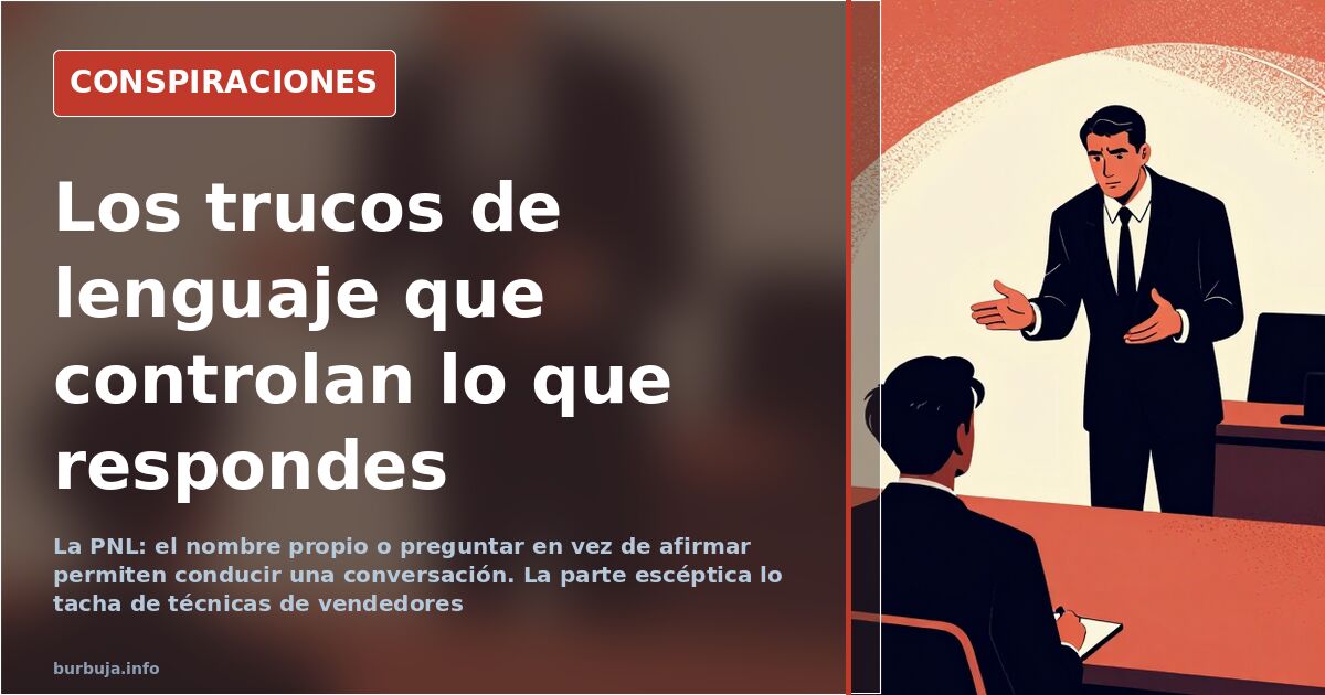 Dos personas conversando en una mesa, escena que ilustra el poder del lenguaje y la persuasión para manipular respuestas