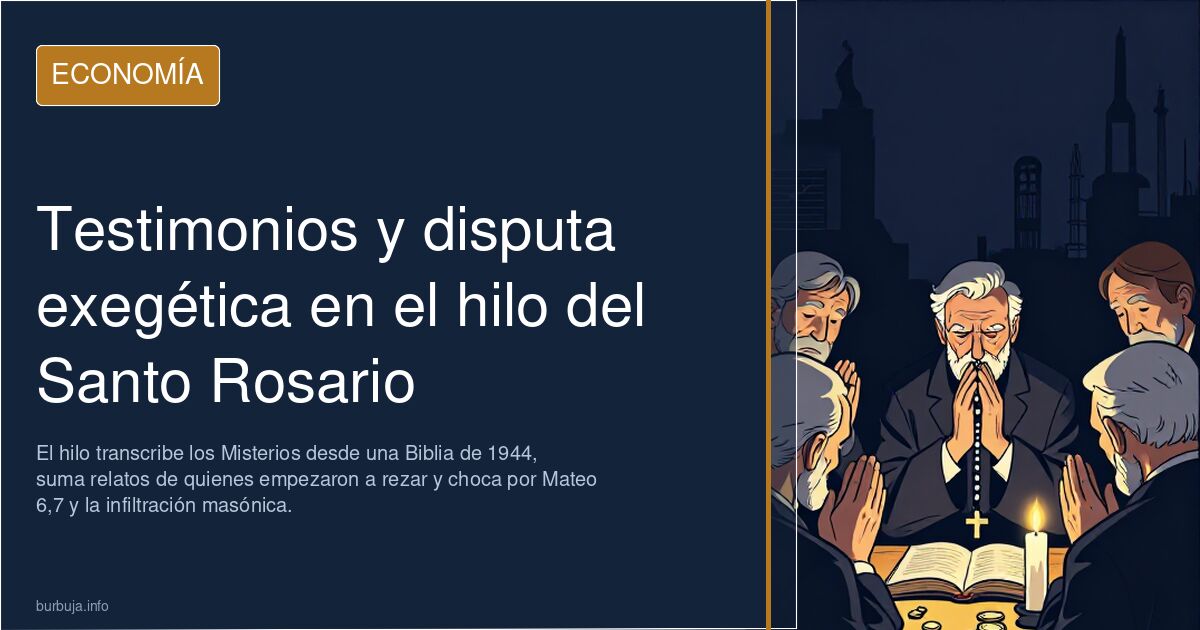 Testimonios y disputa exegética en el hilo del Santo Rosario