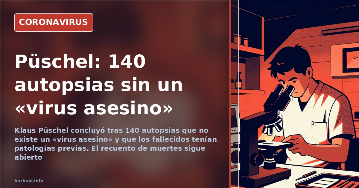 Mesa de autopsias de un instituto forense con instrumental, en la investigación sobre las muertes atribuidas al coronavirus