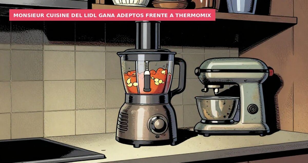 Monsieur Cuisine del Lidl gana adeptos frente a Thermomix
