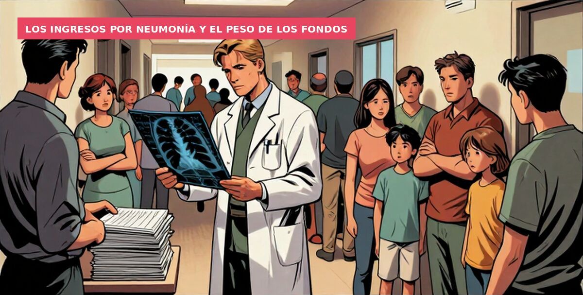 Los ingresos por neumonía y el peso de los fondos
