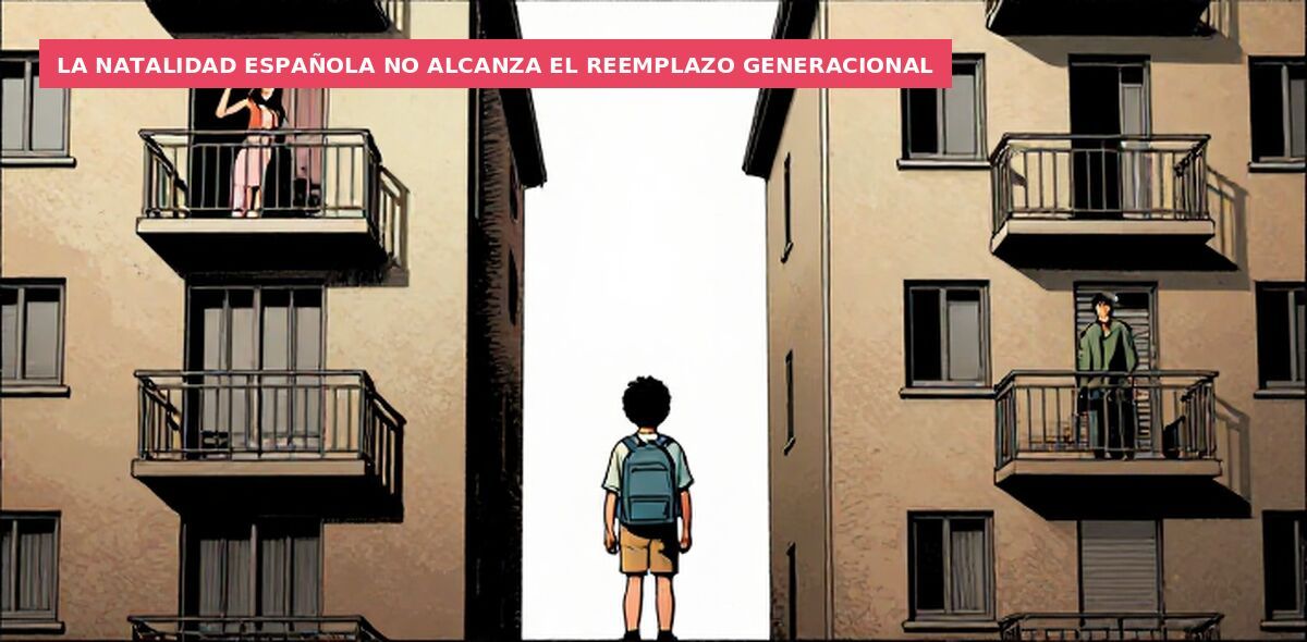 La natalidad española no alcanza el reemplazo generacional