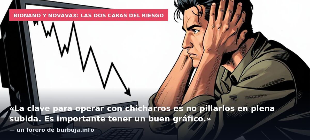 Bionano y Novavax: las dos caras del riesgo: «La clave para operar con chicharros es no pillarlos en plena subida. Es importante tener un buen gráfico.» — un forero de burbuja.info
