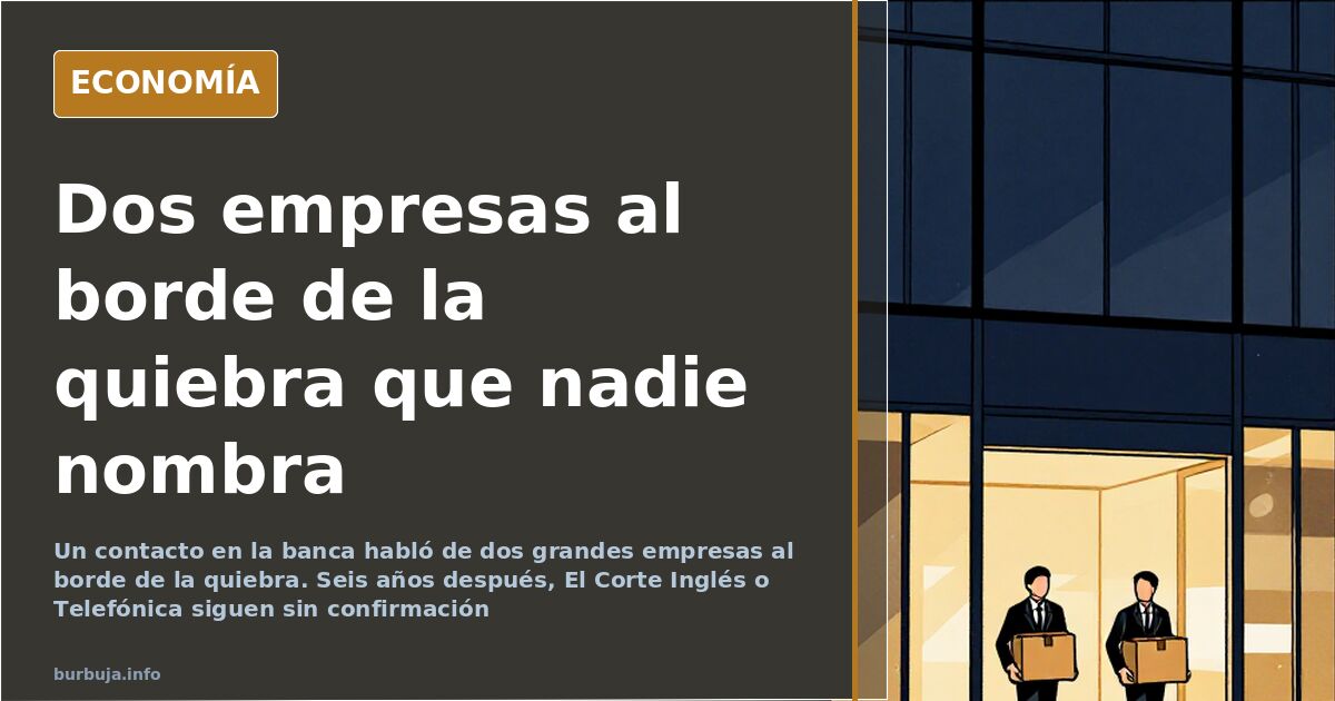 Big firms going bankrupt in Spain: the names doing the rounds