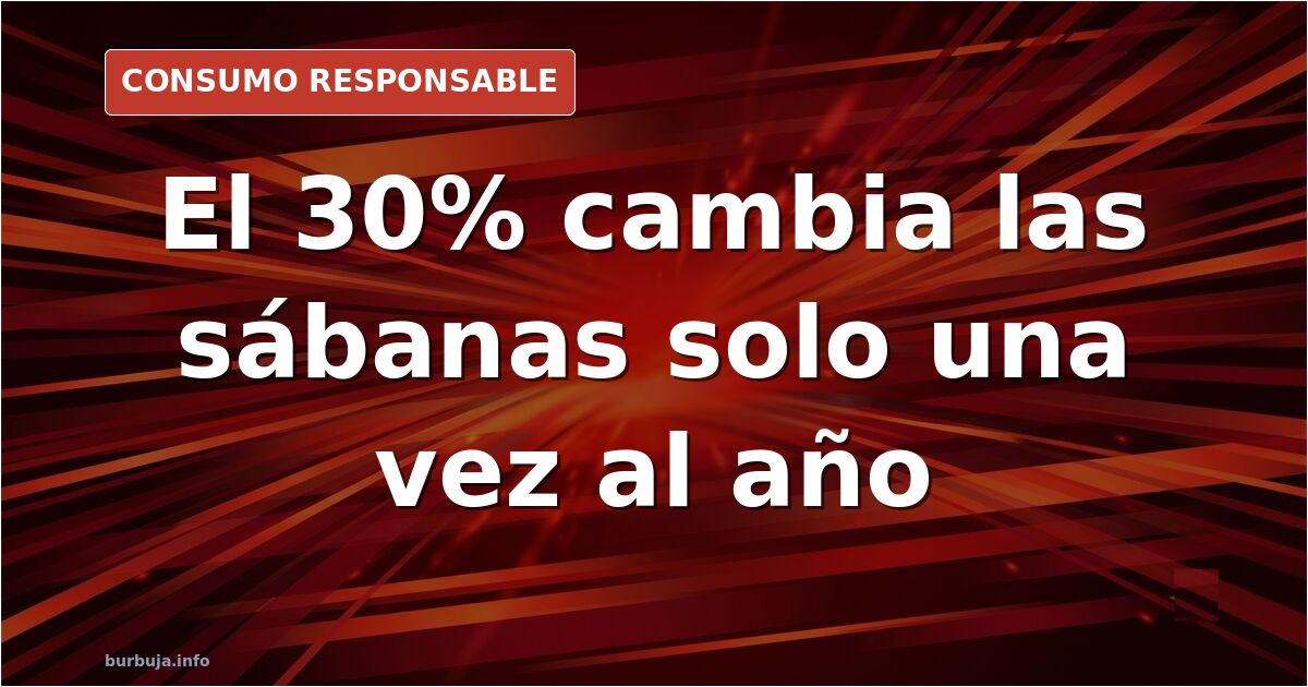 Cama con sábanas arrugadas sin tender, imagen que ilustra los hábitos de lavado de ropa de cama en los hogares británicos