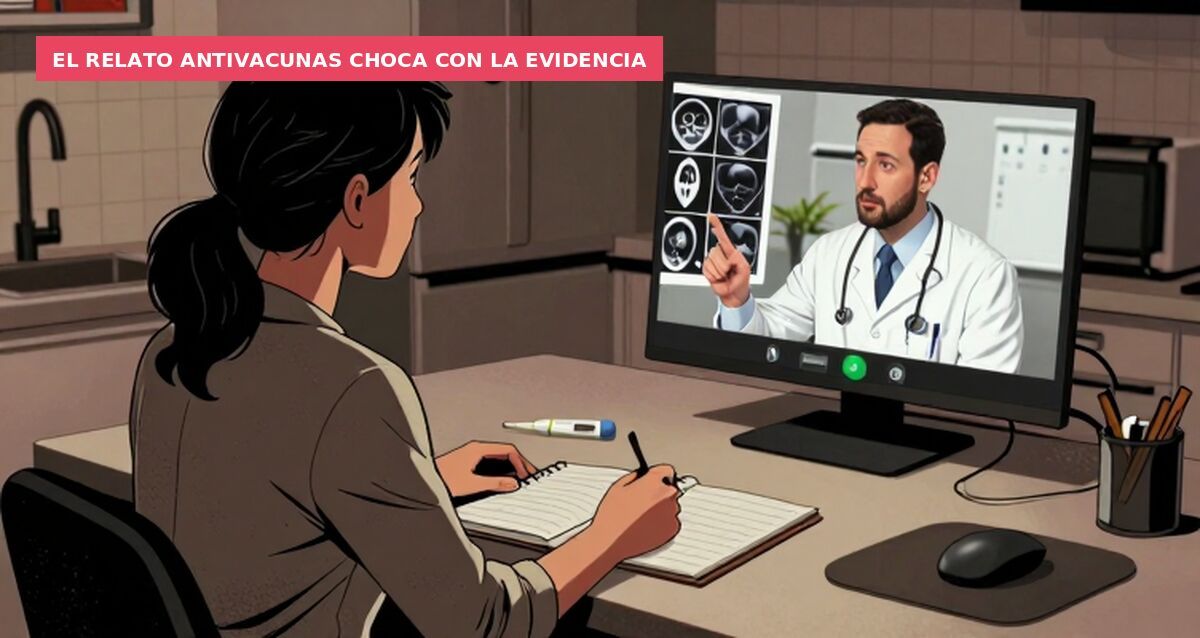 El relato antivacunas choca con la evidencia