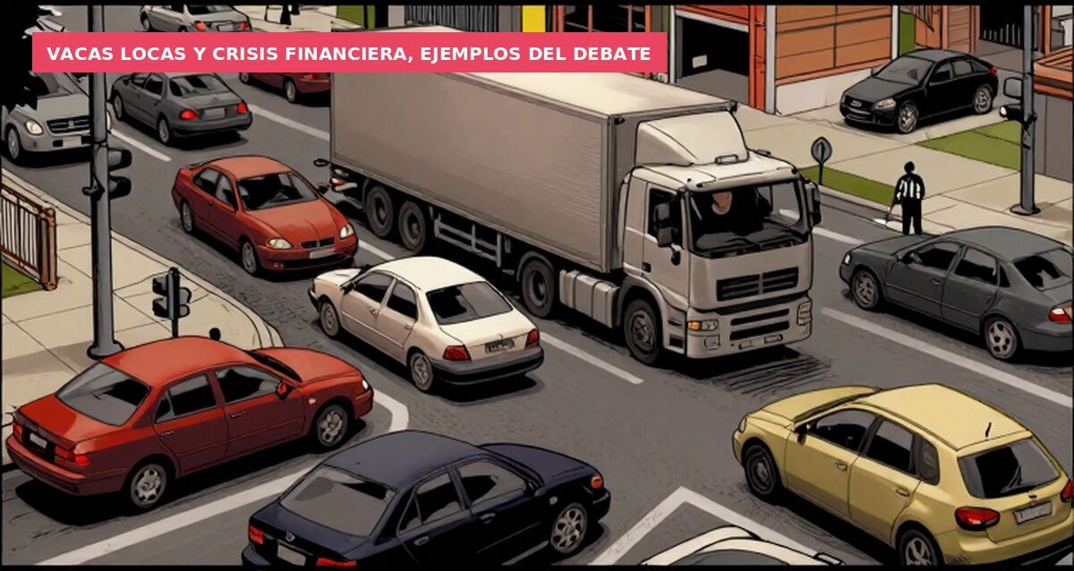 Vacas locas y crisis financiera, ejemplos del debate