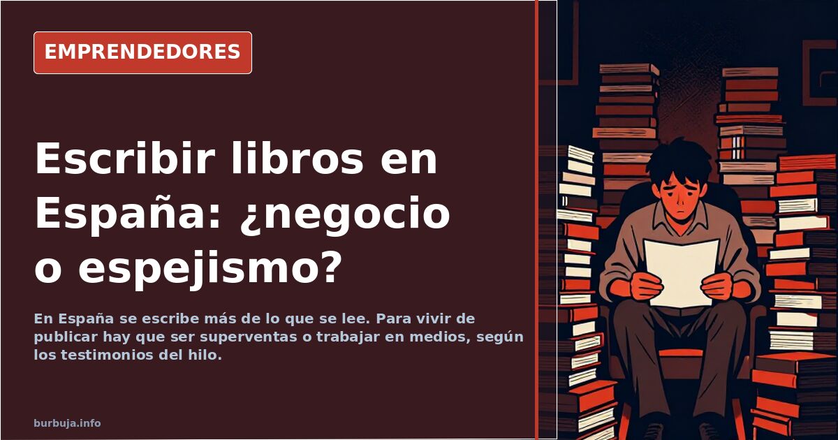 Why Writing Books Rarely Makes You Rich in Spain