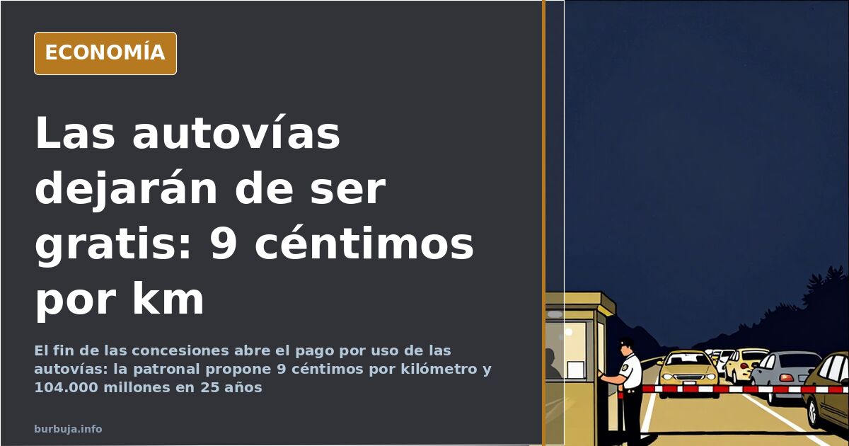 Free highways no more: 9 cents per kilometer