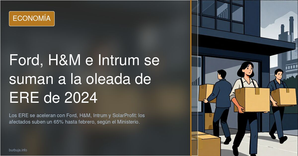 Ford, H&M e Intrum se suman a la oleada de ERE de 2024