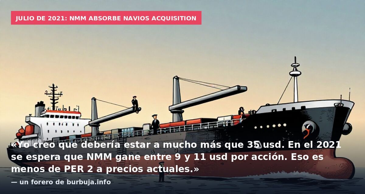 NMM acción americana con muchísimo potencial