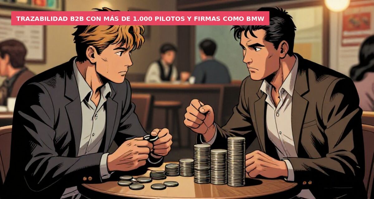 Trazabilidad B2B con más de 1.000 pilotos y firmas como BMW