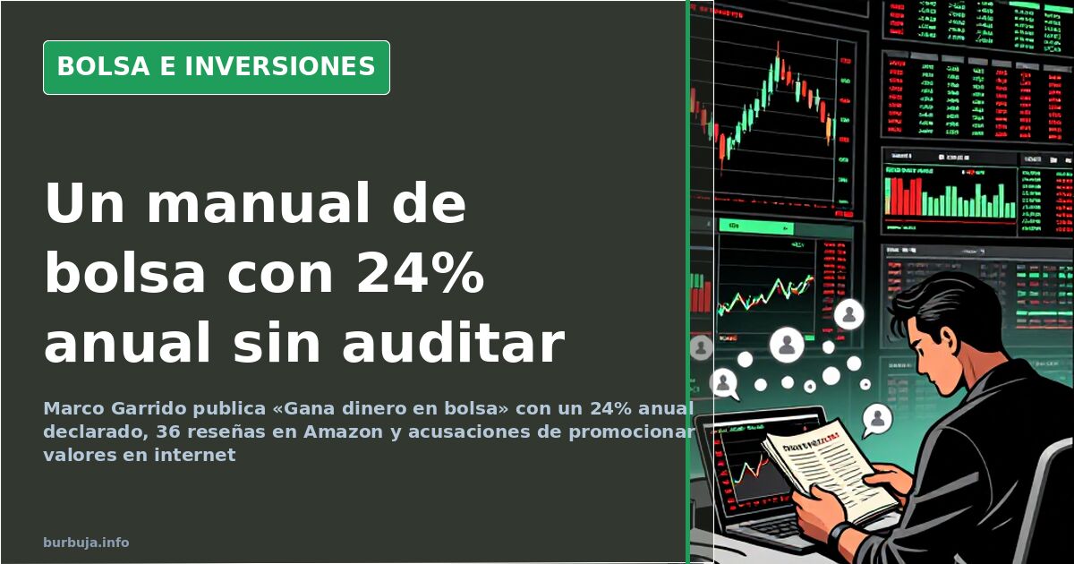 Marco Garrido publishes his manual with declared 24% annual return