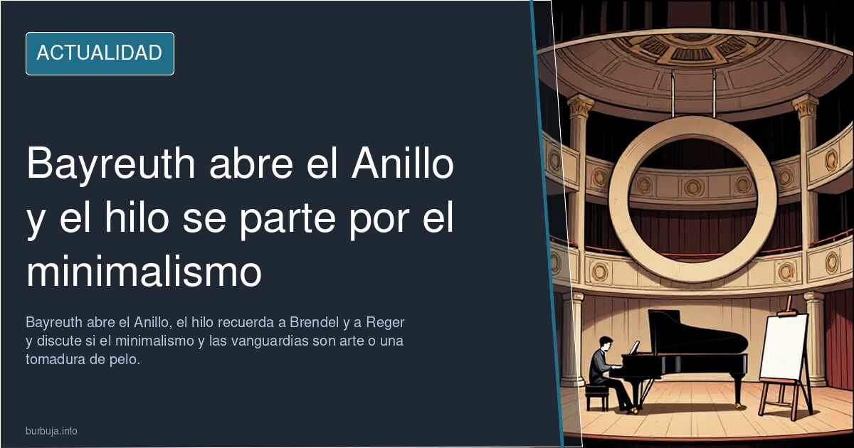 Bayreuth abre el Anillo y el hilo se parte por el minimalismo
