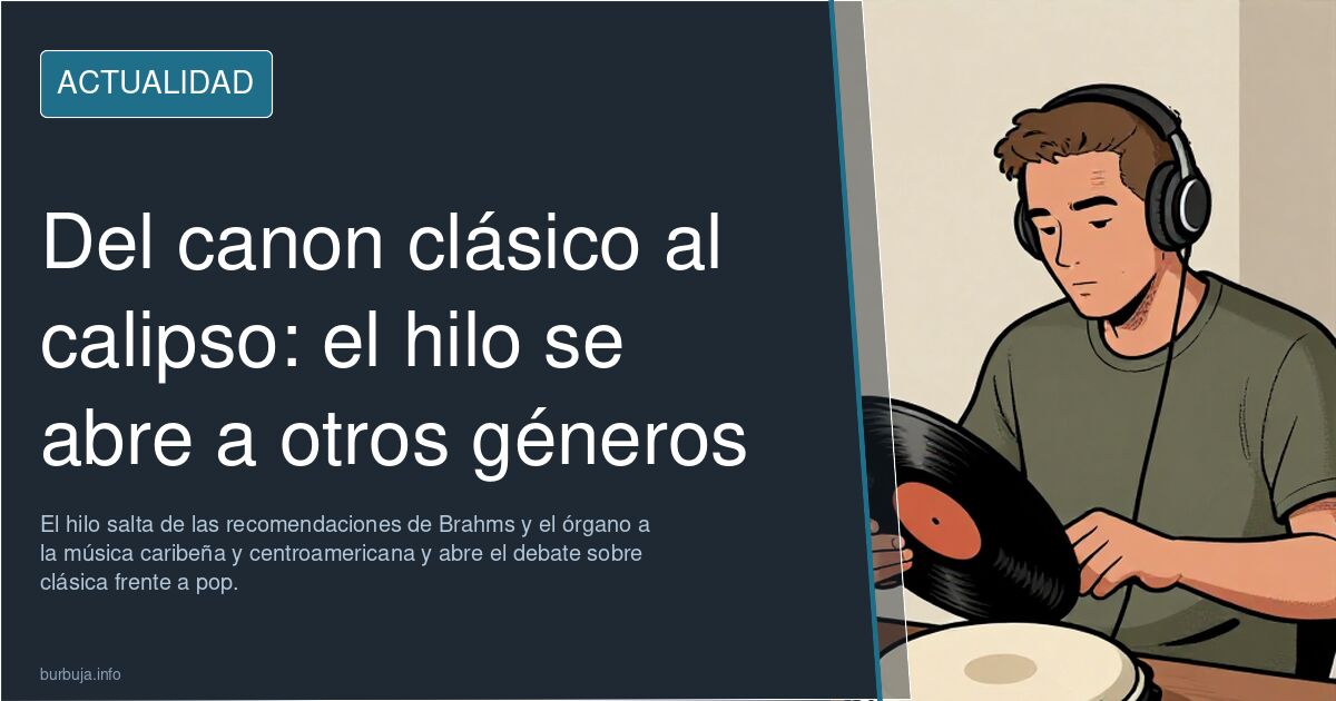 Del canon clásico al calipso: el hilo se abre a otros géneros
