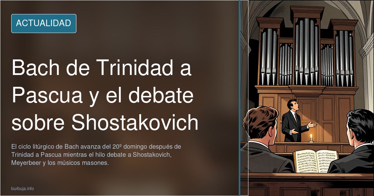 Bach de Trinidad a Pascua y el debate sobre Shostakovich