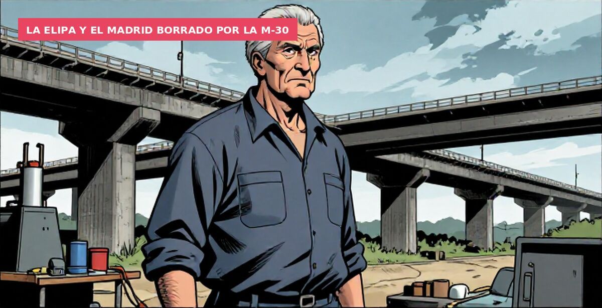 La Elipa y el Madrid borrado por la M-30