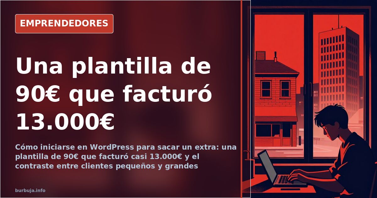 WordPress for extra cash: from a €90 template to €13,000