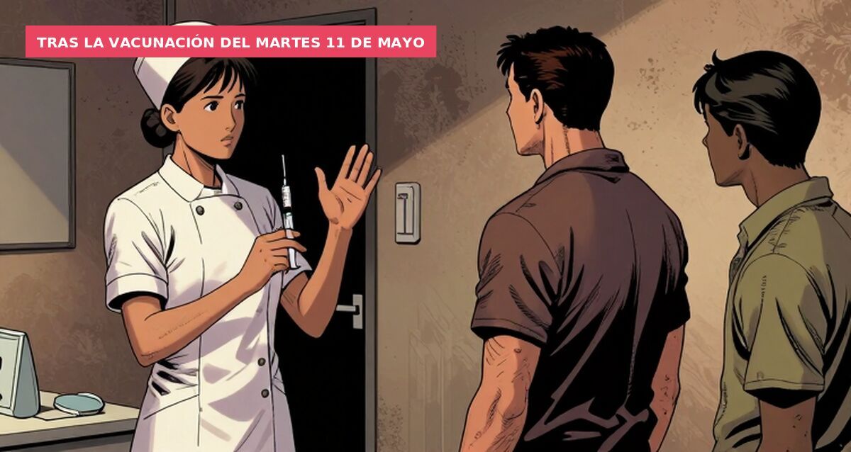 Tras la vacunación del martes 11 de mayo
