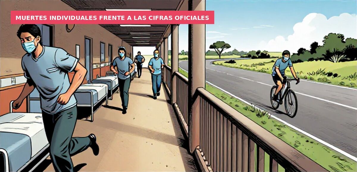 Muertes individuales frente a las cifras oficiales