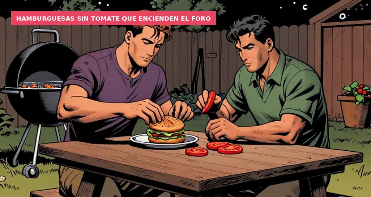 Hamburguesas sin tomate que encienden el foro