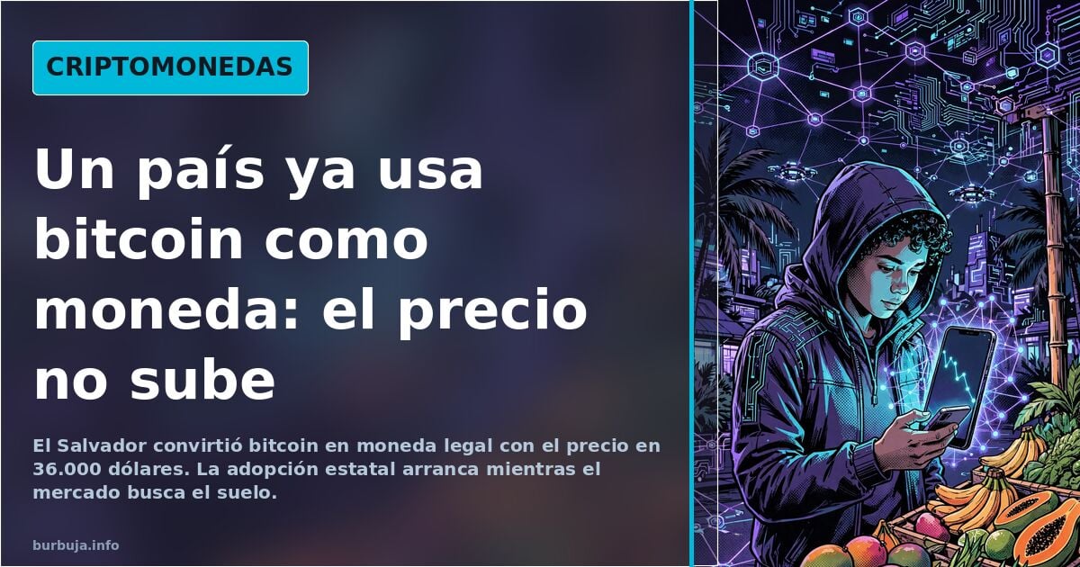 Ilustración digital de nodos blockchain conectados a la sede de un banco central y a una cartera de bitcoin sobre fondo oscur