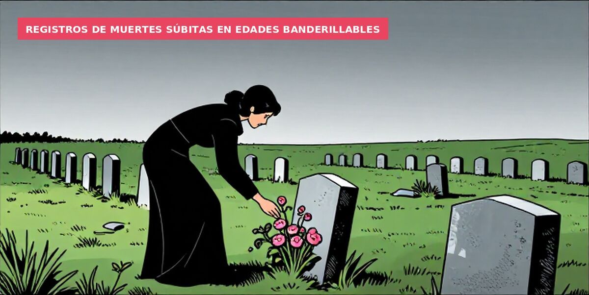 Registros de muertes súbitas en edades banderillables