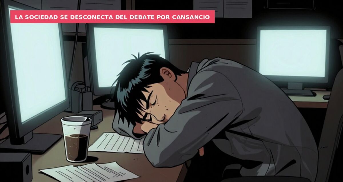 La sociedad se desconecta del debate por cansancio