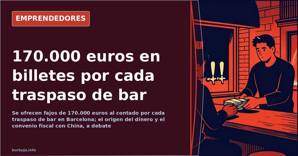Barcelona: 170.000 Euro Barzahlung für Barübernahmen