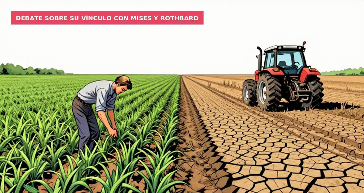 Debate sobre su vínculo con Mises y Rothbard